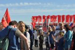 The march of the Cadets and the Immortal Regiment passed through the Central Square