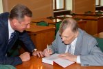 Новый экспонат для школьного военно-исторического музея в Зеленограде