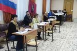 Открытие избирательного участка школы № 618